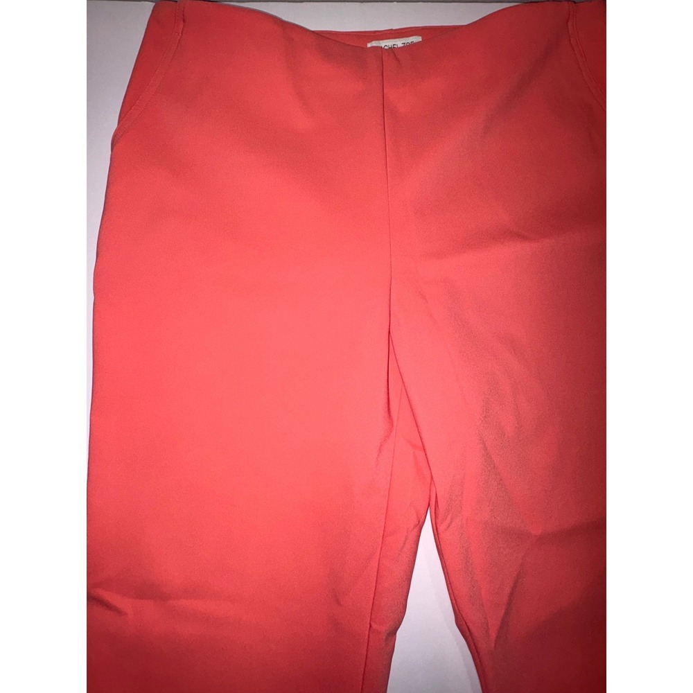 Rachel Zoe Coral Cropped Pants Tailored Stretch Women's Size 14 - Picture 2 of 10